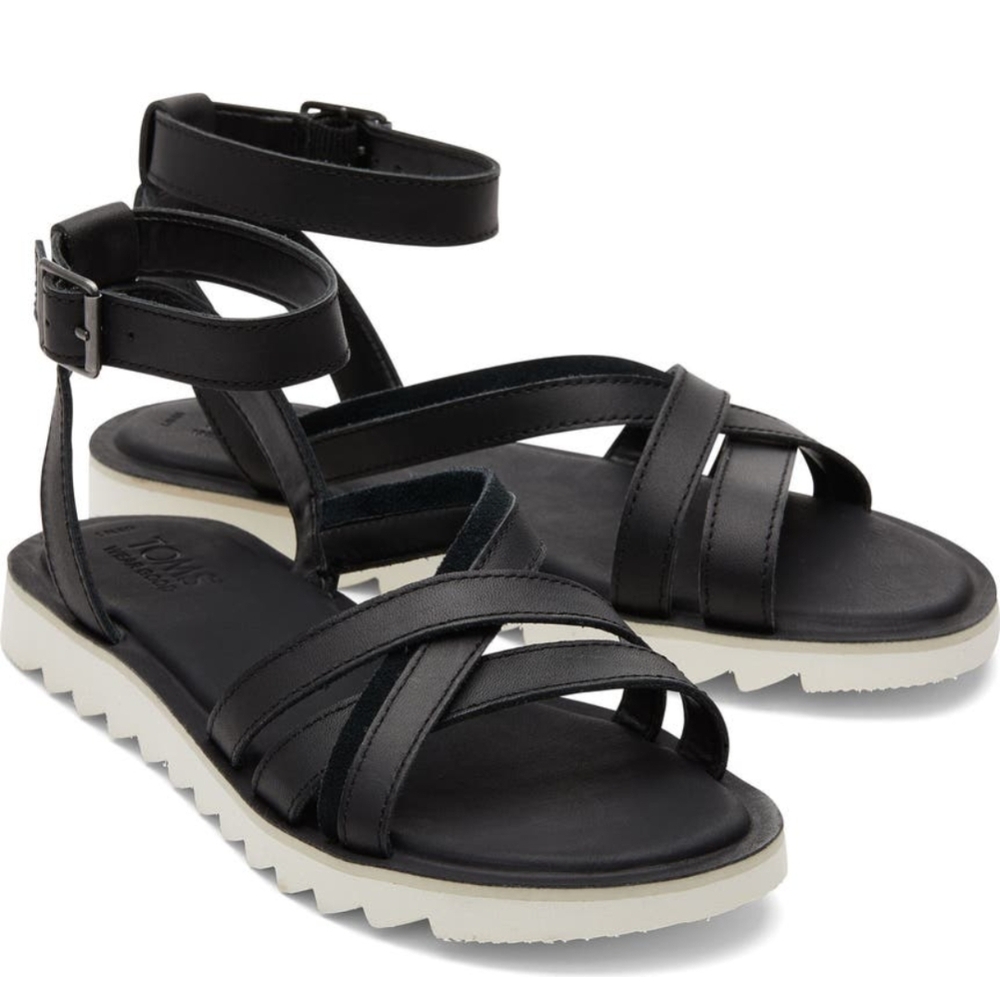 Black Strappy Sandals